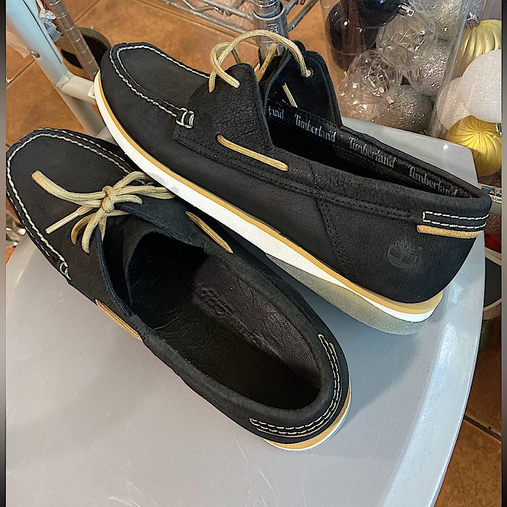 Timberlands boat shoes
